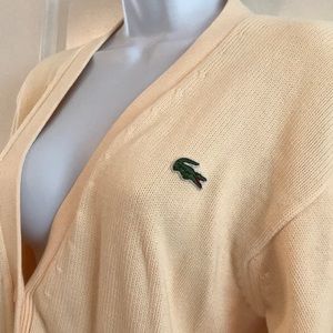 Vintage Lacoste Izod Cardigan Sweater with Pockets